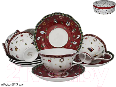 Набор для чая/кофе Lenardi Новогодний 105-593