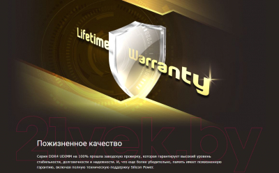 Оперативная память DDR4 Silicon Power SP008GBLFU266X02