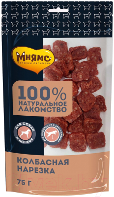 Лакомство для собак Мнямс Колбасная нарезка / 170500 - фото
