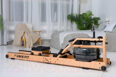 Гребной тренажер UNIX Fit Wood Rower Light / RM9000PLW