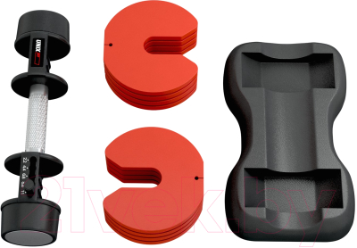 Гантель разборная UNIX Fit DBREGU11RD (11кг, красный)