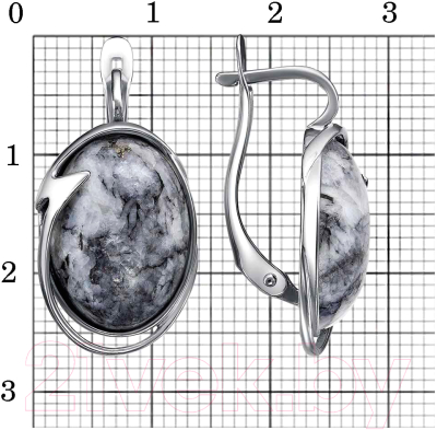Серьги Красная Пресня 34313024Пн