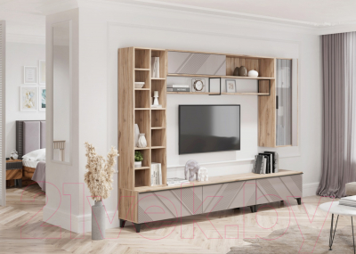 Полка Алисия Кенди мод 12 / АЯ.21.09.12 (дуб альпийский)