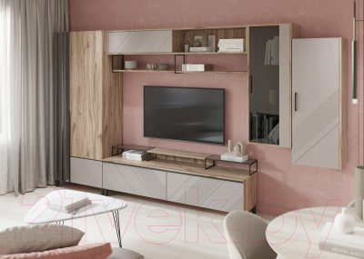 Полка Алисия Кенди мод 12 / АЯ.21.09.12 (дуб альпийский)