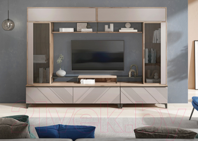 Полка Алисия Кенди мод 12 / АЯ.21.09.12 (дуб альпийский)