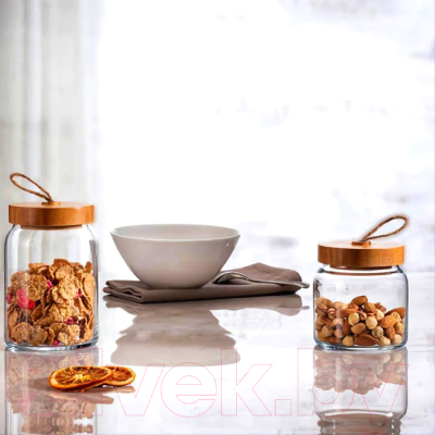 Емкость для хранения Pasabahce Вуди / 43573/1117189