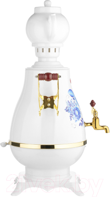 Электросамовар Centek CT-0092 A (белый/рисунок/золото)