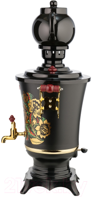 Электросамовар Centek CT-0093 (черный/хохлома)