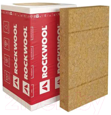 Минеральная вата Rockwool Фасад Баттс Оптима 1000x600x100