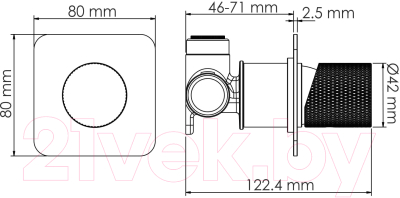 Смеситель Wasserkraft Tauber 6451