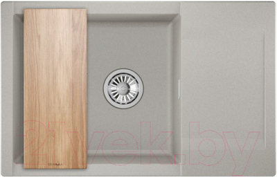 Мойка кухонная GRANULA ES-7807 (базальт) - фото