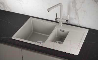 Мойка кухонная GRANULA ES-7808 (базальт)