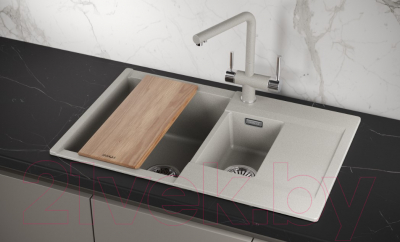 Мойка кухонная GRANULA ES-7808 (базальт)