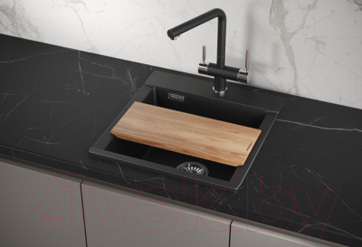 Мойка кухонная GRANULA ES-4701 (черный)