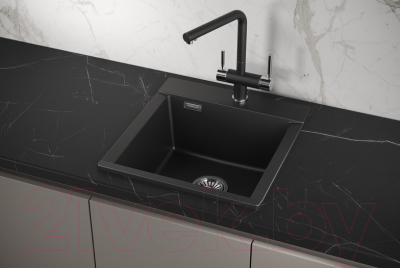 Мойка кухонная GRANULA ES-4701 (черный)