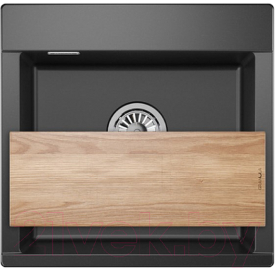 Мойка кухонная GRANULA ES-5201 (шварц) - фото