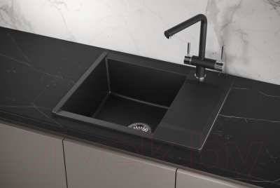 Мойка кухонная GRANULA ES-6202 (шварц)