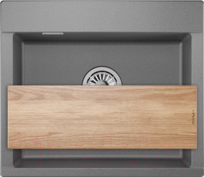 Мойка кухонная GRANULA ES-5804 (графит) - фото