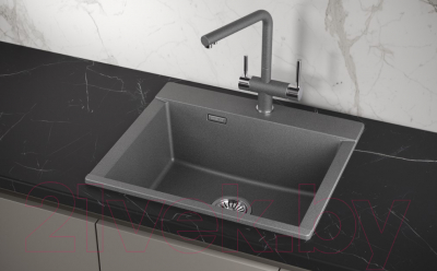 Мойка кухонная GRANULA ES-5804 (графит)