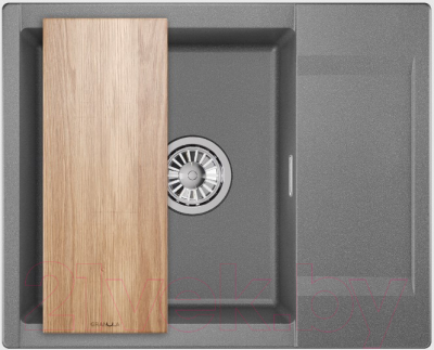 Мойка кухонная GRANULA ES-6202 (графит) - фото