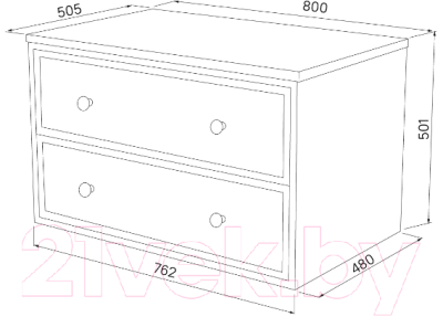 Тумба под умывальник IDDIS Torr TOR80DBi95