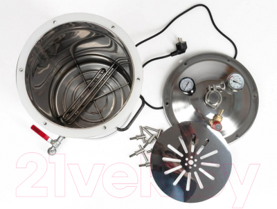 Автоклав для консервирования Helicon Булат (34л, +тэн)