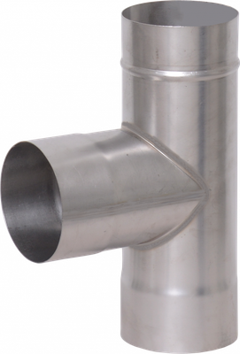 Тройник для дымохода КПД 90 КПД 439/0.8мм ф150 - фото