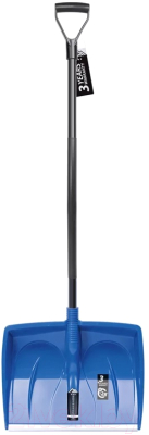 Лопата для уборки снега Prosperplast Ergometal / ILEFE-B333 (синий) - фото