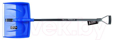 Лопата для уборки снега Prosperplast Ergometal / ILEFE-B333 (синий)