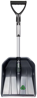 Лопата для уборки снега Prosperplast Nanga Eco Car Telescopic / ILTNGTSC-S411 (черный) - фото
