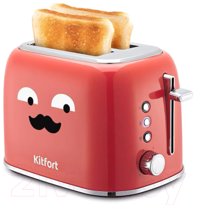 Тостер Kitfort KT-6218-1 (красный) - фото