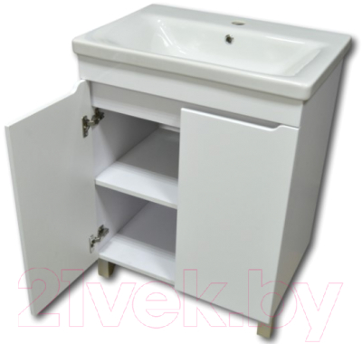 Тумба с умывальником Гамма Н25оФ9/1-У65 Софт-13065
