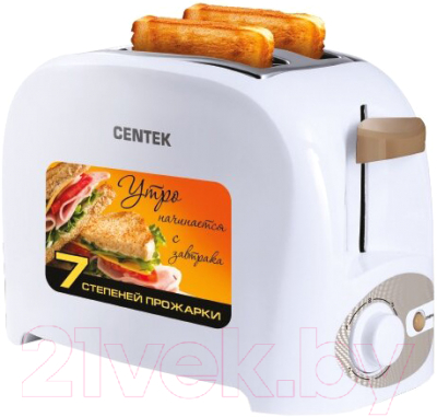 Тостер Centek СТ-1420 (белый) - фото