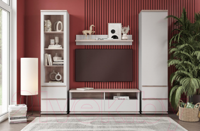 Шкаф-пенал Anrex Lima 1D2S (персидский жемчуг/мадура)