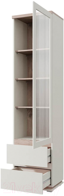 Шкаф-пенал Anrex Lima 1V2S (персидский жемчуг/мадура)