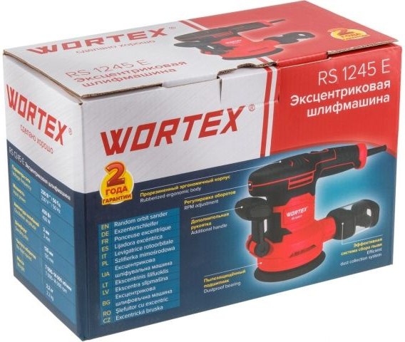 Эксцентриковая шлифовальная машина Wortex RS 1245 E (1333395)