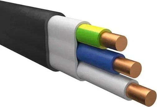 Кабель силовой БелРоскабель ВВГ-П нг(A)-LS 3х2.5 / 1529388539401 - фото