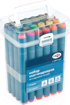 Набор маркеров ГАММА Студия / 1204P_24 - фото