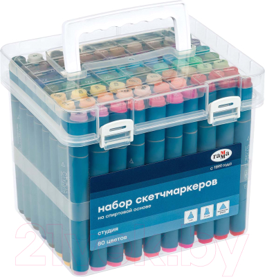 Набор маркеров ГАММА Студия / 1204P_80 - фото