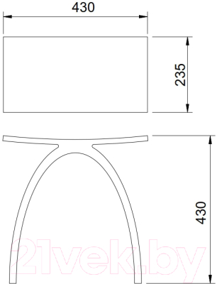 Стул для ванной Abber Stein AS1639