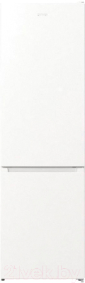 Холодильник с морозильником Gorenje NRK6201PW4 - фото