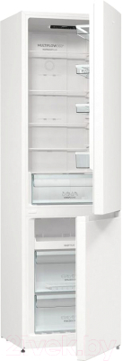 Холодильник с морозильником Gorenje NRK6201PW4