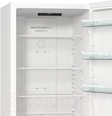 Холодильник с морозильником Gorenje NRK6201PW4