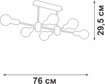 Люстра Vitaluce V3989-1/6PL