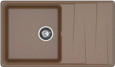 Мойка кухонная GranFest GF-LV-860L (терракотовый) - фото
