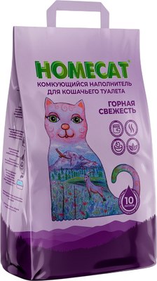 Наполнитель для туалета Homecat Горная свежесть Комкующийся / 81101 - фото