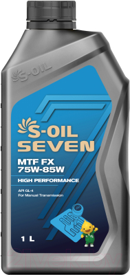 Трансмиссионное масло S-Oil Seven MTF FX GL-4 75W-85W / E107740 - фото