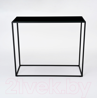 Консольный столик РасГар Грация Лайт (черный/черное стекло)