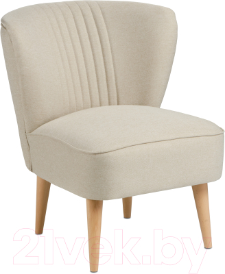 Кресло мягкое Mio Tesoro Унельма (Twist 01 Ceam) - фото