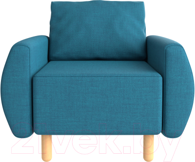 Кресло мягкое Mio Tesoro Тулисия (Twist 12 Petrol Turquoise)